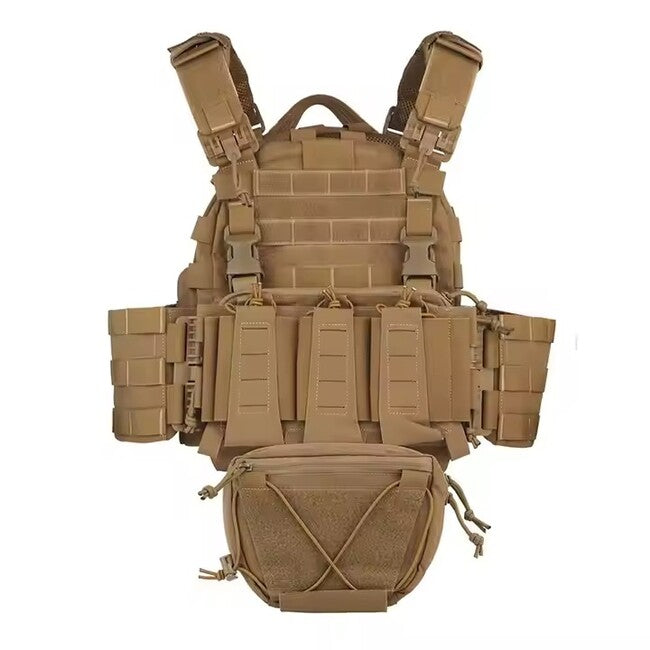 DRAGOWA Tactical Raven Tactical Vest, Coyote
