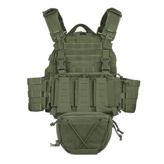 DRAGOWA Tactical Raven Tactical Vest, Olive