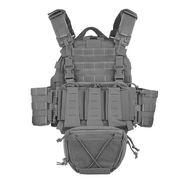 DRAGOWA Tactical Raven Tactical Vest, Grey