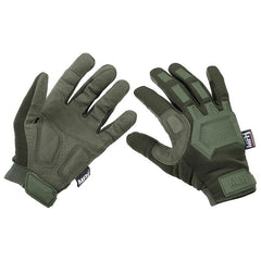 MFH Professional Action Tactical Gloves, OD Green