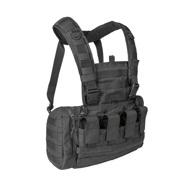 Tasmanian Tiger RIG MkII chest rig s stranskim vrečama, črn