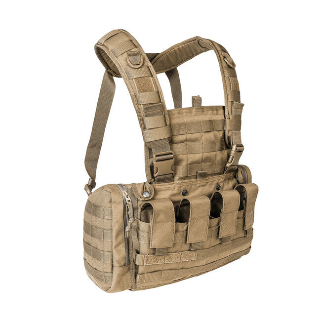 Tasmanian Tiger Rig MkII chest rig s stranskimi vrečkami, khaki