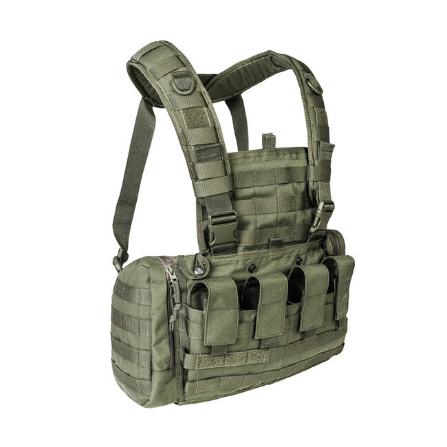 Tasmanian Tiger RIG MKII chest rig z bočnimi torbami, olivno zelen