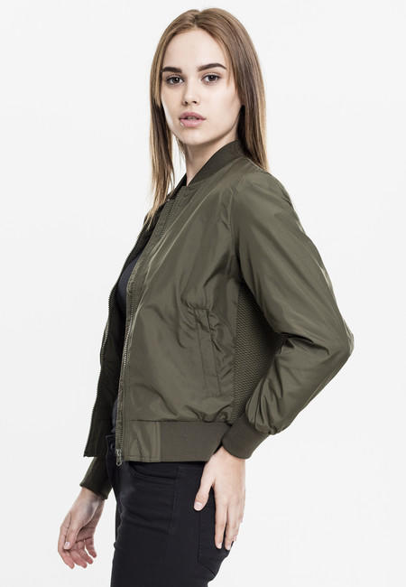 Urban Classics svetlo rjava bomber jakna ženski