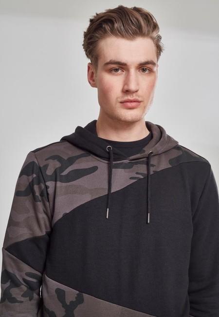 Urban Classics Zig Zag pulover, temno kamuflažen