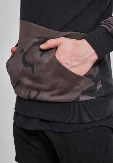 Urban Classics Zig Zag pulover, temno kamuflažen