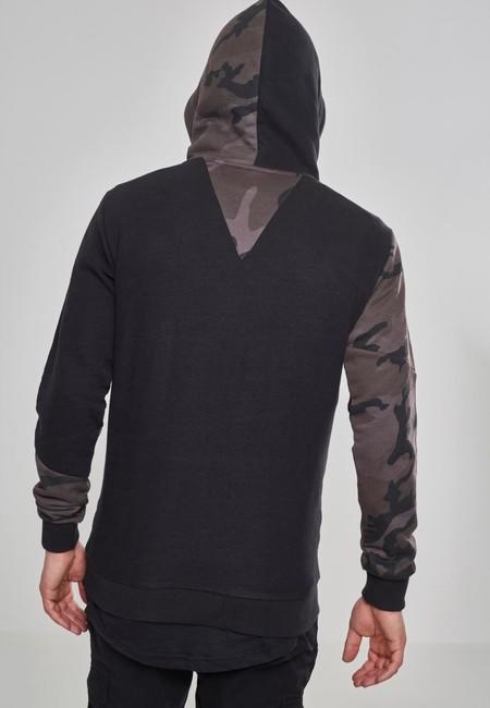 Urban Classics Zig Zag pulover, temno kamuflažen