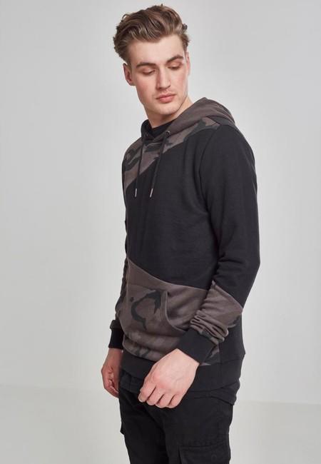 Urban Classics Zig Zag pulover, temno kamuflažen