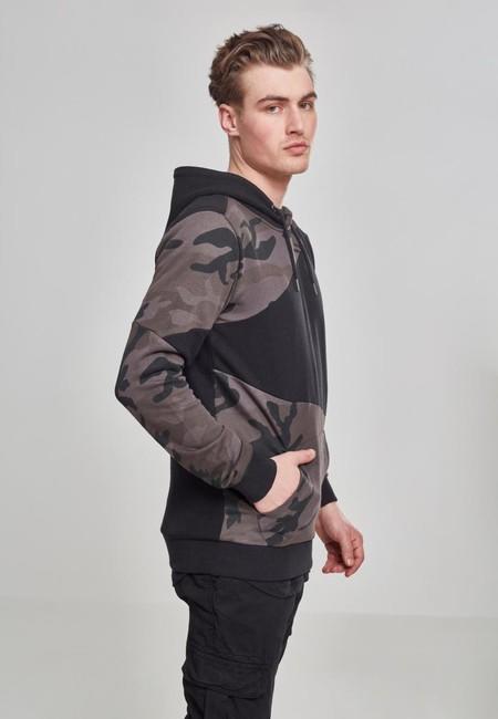 Urban Classics Zig Zag pulover, temno kamuflažen
