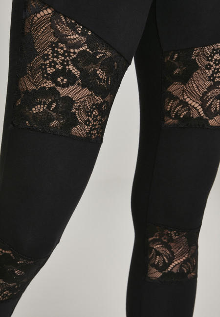 Urban Classics Laces Inset ženski legice