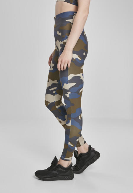 Urban Classics Camo Tech ženski legini, olive camo