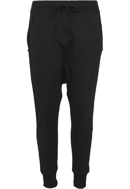 Urban Classics Light Fleece Sarouel ženski trenirka, črne