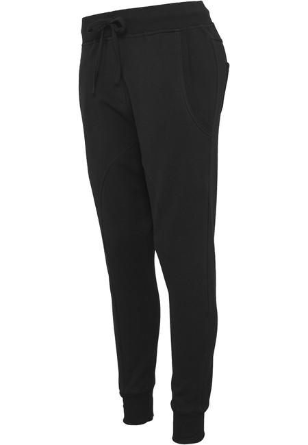 Urban Classics Light Fleece Sarouel ženski trenirka, črne