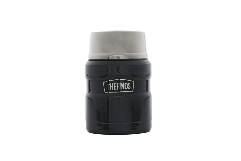 Thermos King posoda za hrano s palčko, temno modra, 0,47 l