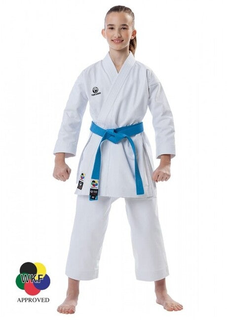 Tokaido Kata Master Junior kimono WKF, belo