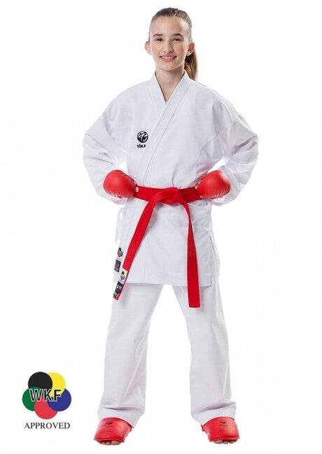 Tokaido Kumite Master WKF otroško kimono 270g, belo