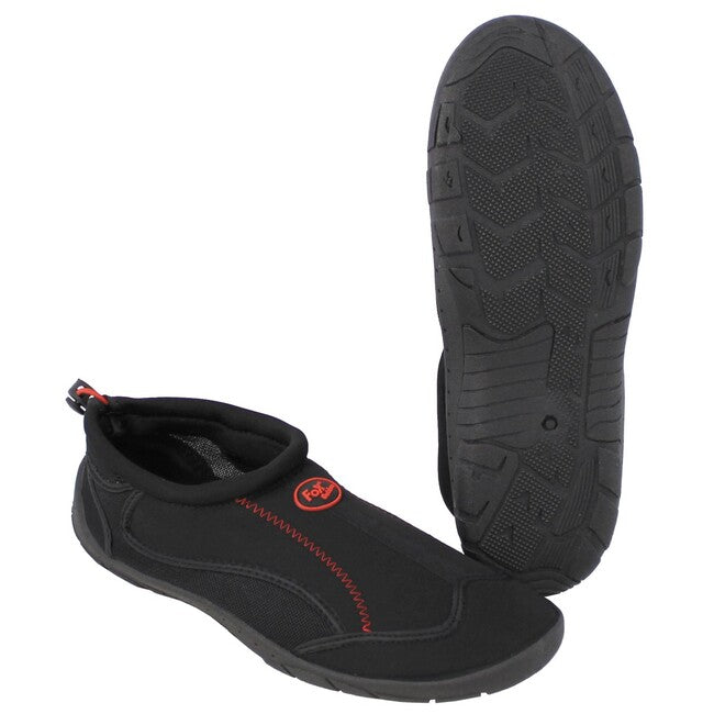 Fox Outdoor neoprenske čevlje za vodo s šnurko, črni