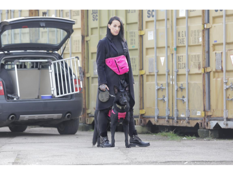 K9 Thorn torba 2 v 1, roza