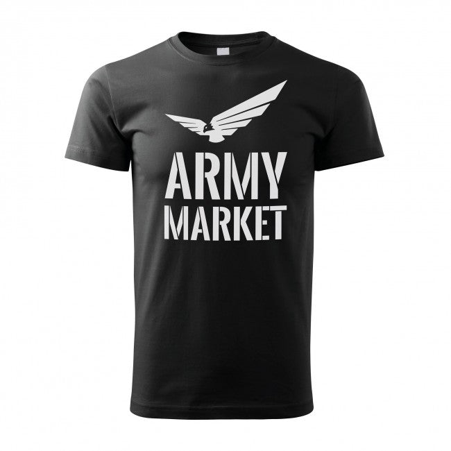 O&T majica s logom armymarket, črna