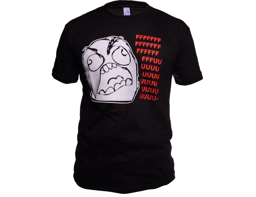 O&T Funny majica vtipne fffffuuuuu, črna