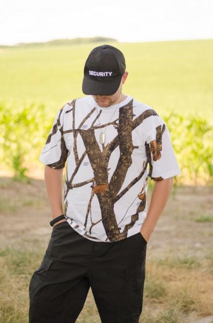 MFH majica real tree vzorec, hunter-snow