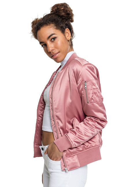 Urban Classics Women's Satin Bomber Jacket