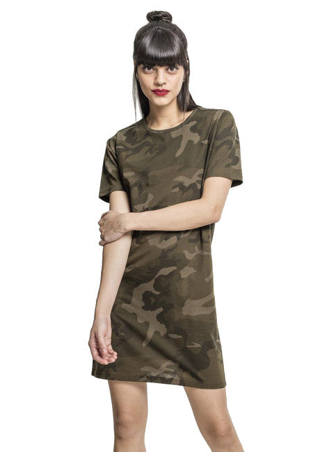 Urban Classics maskirni haljine ženski, olive camo