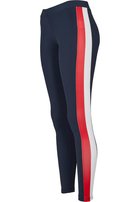 Urban Classics Side Stripe women's leggings, Navy