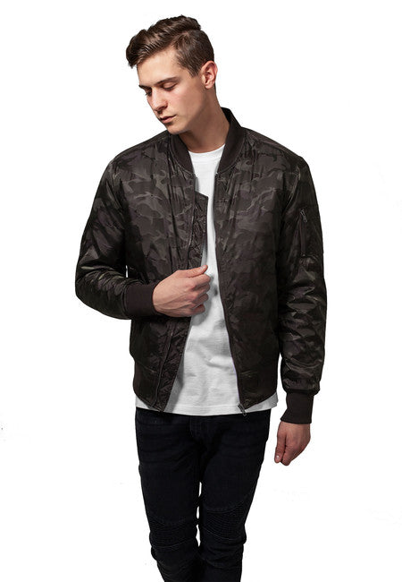 Urban Classics maskirna bomber jakna