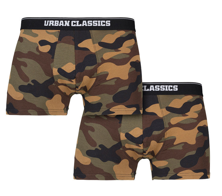 Urban Classics 2-pack boksarke, wood camo