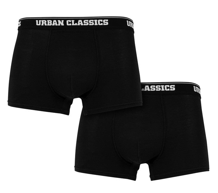 Urban Classics moški boksarke 2-PACK, črne