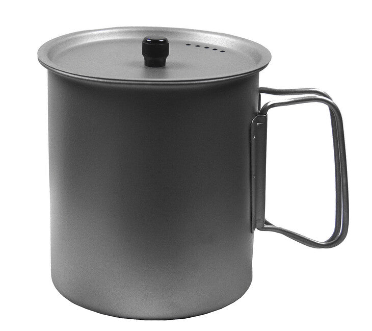 Vargo Ti-Lite Mug titanov ultralight lonček s pokrovom, 0,75 L