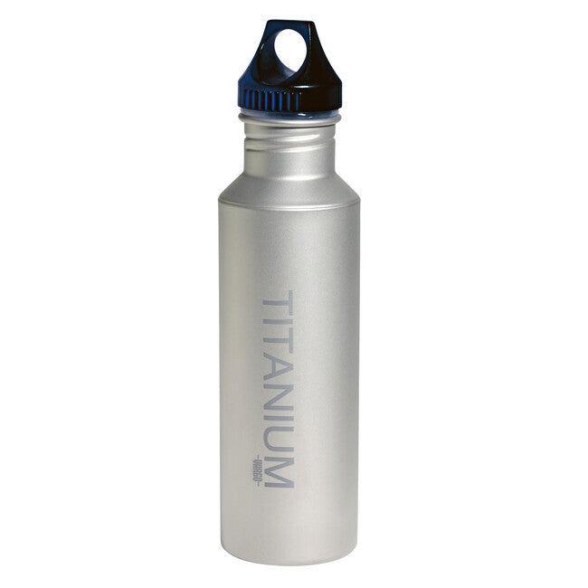 Vargo titanova steklenica za vodo s plastičnim pokrovom, 650 ml