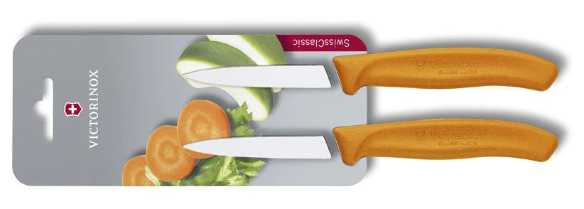 Victorinox Swiss Classic 2-Piece Knife Set, Orange
