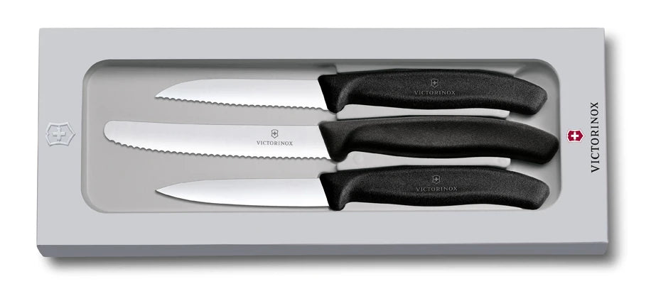 Victorinox Swiss Classic Σετ Μαχαιριών 3 τεμαχίων, μαύρο
