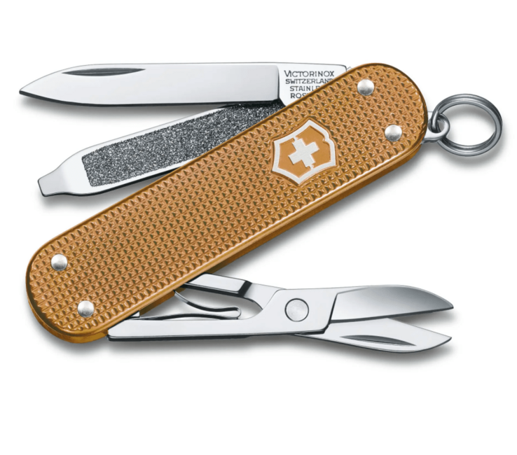 Victorinox Classic Colors Alox večnamenski nož 58 mm Wet Sand, khaki, 5 funkcij