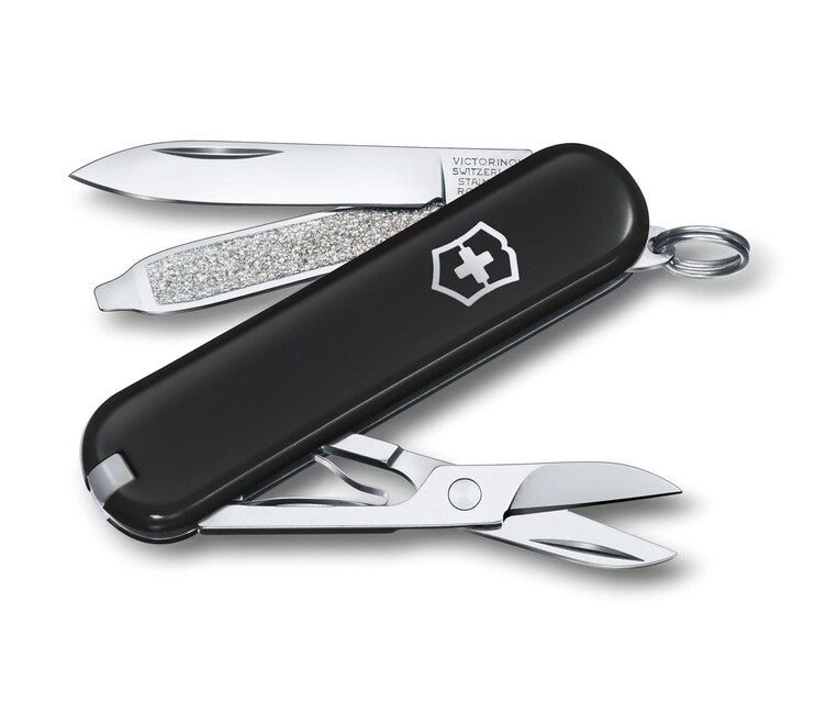 Victorinox Classic SD Colors večnamenski nož Dark Illusion 58 mm, črn, 7 funkcij