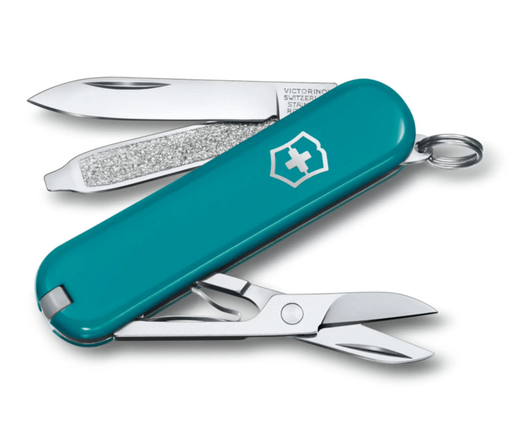 Victorinox Classic SD Colors večnamenski nož Mountain Lake, turkizen, 7 funkcij