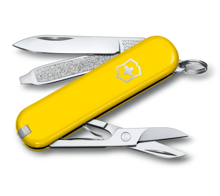 Victorinox Classic SD Colors večnamenski nož Sunny Side, rumena, 7 funkcij