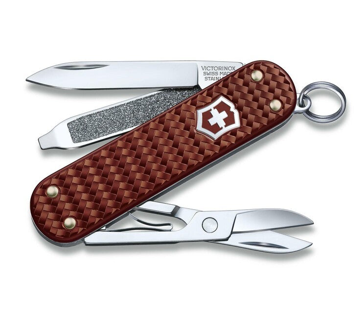 Victorinox Classic SD Precious Alox večnamenski nož 58mm rjava, Hazel Brown