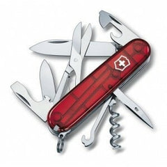 Victorinox Climber multifunkčný nôž 91 mm 14 funkcií, transparentná červená