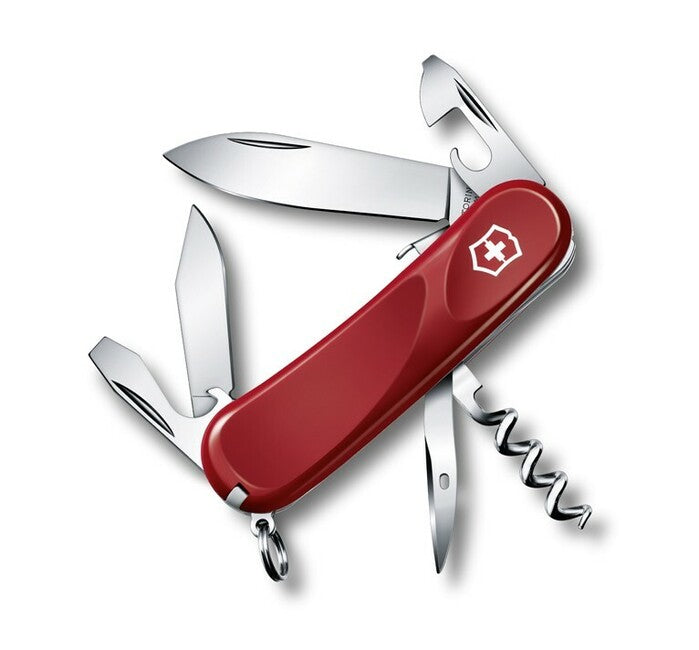 Victorinox Evolution S101 večnamenski nož 85 mm, rdeča, 12 funkcij