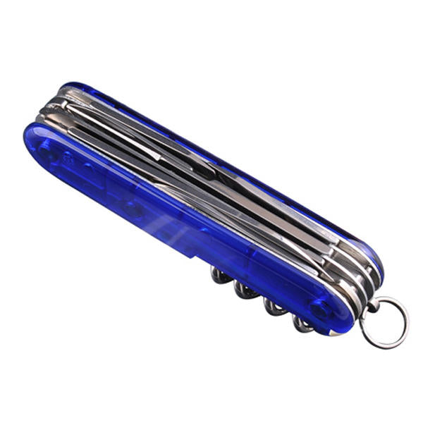 Victorinox Huntsman žepni nož 91mm, prosojno moder