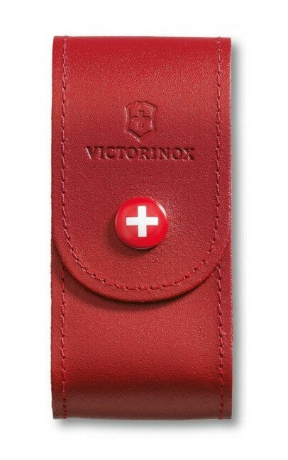 Victorinox 91mm usnjeni tok, rdeč