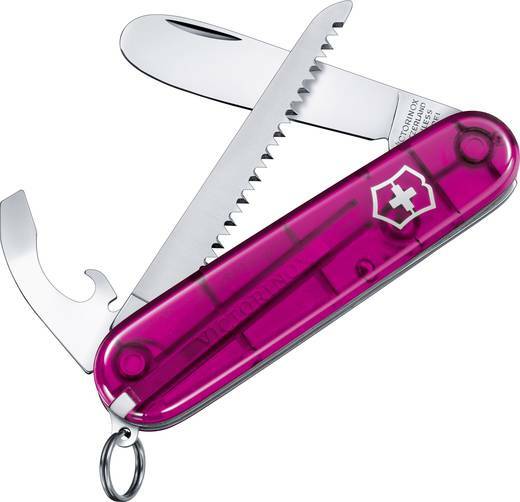 Victorinox My First večnamenski nož za otroke, prosojno rožnata, 9 funkcij
