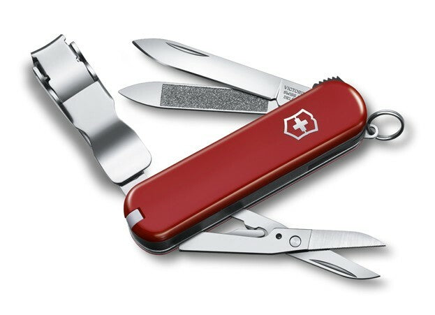 Victorinox NailClip 580 večnamenski nož, rdeča, 8 funkcij, 65 mm