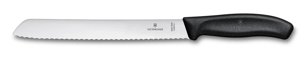 Victorinox Swiss Classic nož za kruh in pečivo, črna