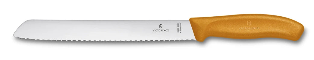 Victorinox Swiss Classic nož za kruh in pečivo, oranžen