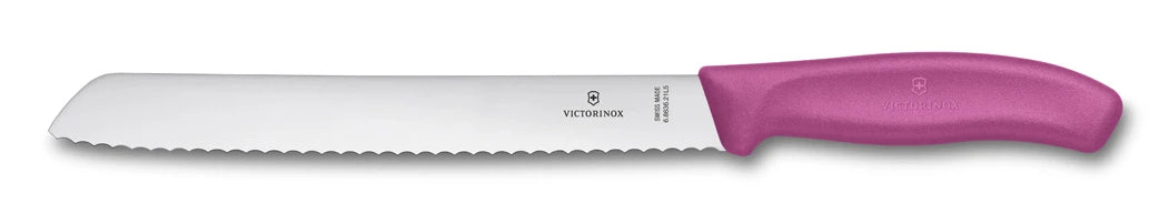 Victorinox Swiss Classic nož za kruh in pečivo, rožnata
