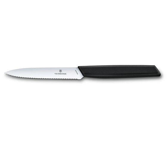 Victorinox Swiss Modern nož na sadje in zelenjavo, valovito rezilo